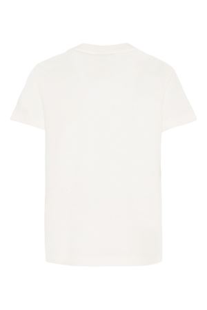 white cotton tshirt FENDI KIDS | JMI5037AJF0TU9